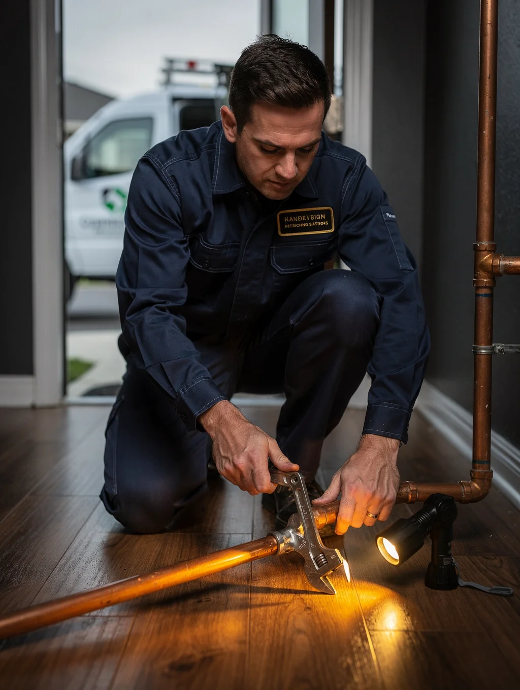 Licensed plumbing technician providing residential service in Stockbridge Georgia